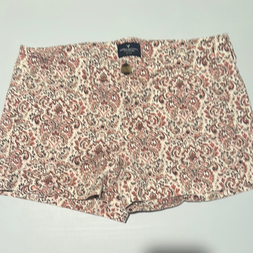 American Eagle Outfitters Shortie Paisley Print Shorts